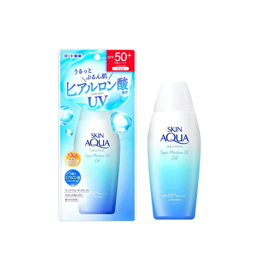 Rohto Skin Aqua Super Moisture UV Gel 110g SPF50+ PA++++ •