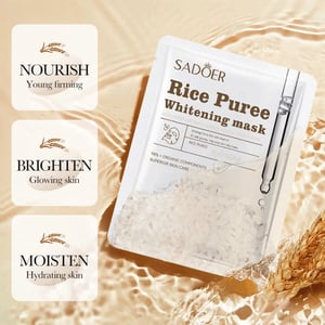 Sadoer Rice Puree Whitening Facial Mask 25g