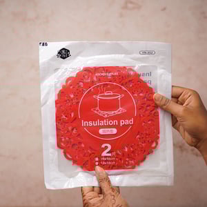 Dining Table Silicone Insulation Mats - Red