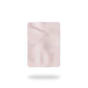 Foldable Rectangular Duo Mirror - Nude Pink