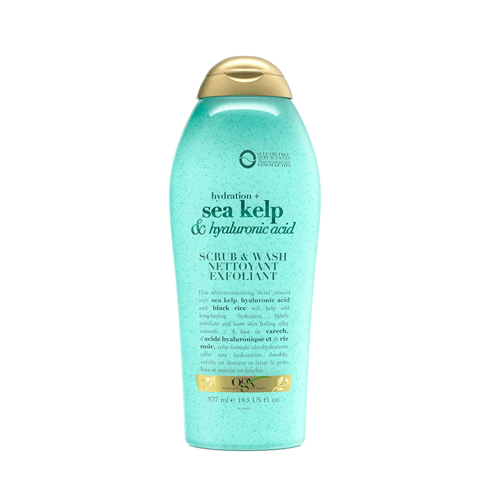 OGX Hydration + Sea Kelp & Hyaluronic Acid Scrub And Wash 577ml  •