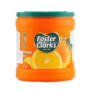 Foster Clarks Instant Powder Drink Jar 2kg - Orange •