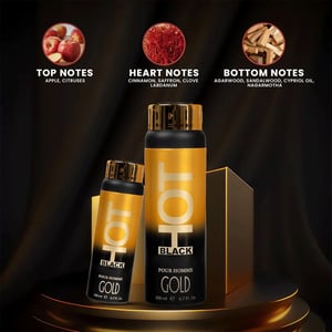 Bernard Dimitri Hot Black Deodorant 200ml - Gold •