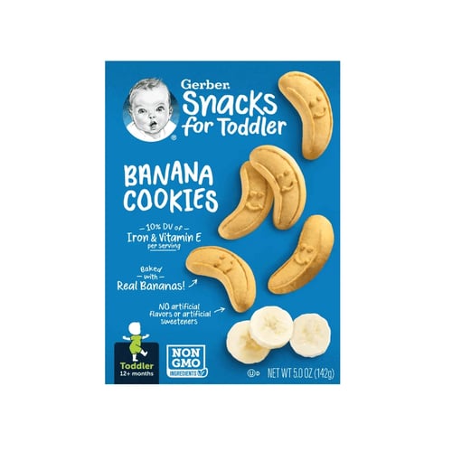 Gerber Banana Cookies (12months+) 142g•