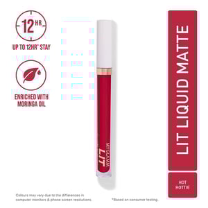 MyGlammc LIT Liquid Matte Lipstick 3ml - LM 66 Hot Hottie