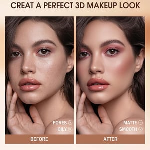 IMAGIC Multi Use Cream Foundation & Blush Palette