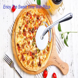 Pizza Cutter With Metal Handle