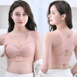 Soft Padded Butterfly Shape Bra For Women - M Pink