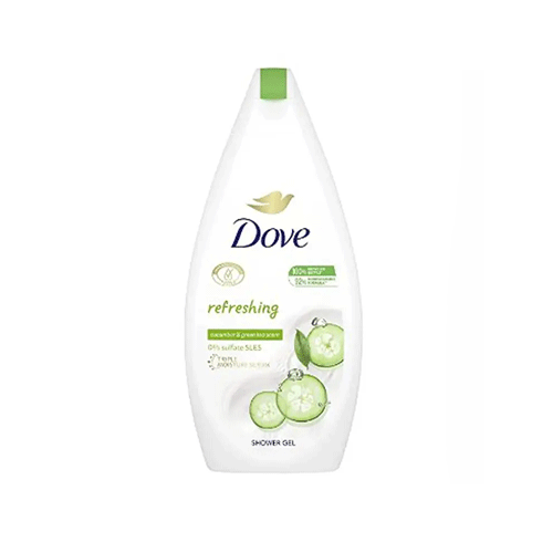 Dove Refreshing Cucumber And Green Tea Scent Body Wash 500ml •