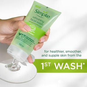 Simple Kind To Skin Refreshing Facial Wash 150ml  •