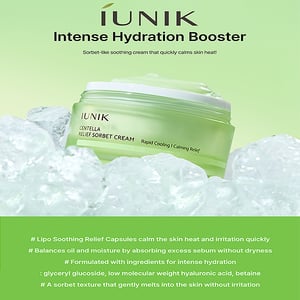 iUNIK Centella Relief Sorbet Cream 10ml  •