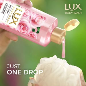 Lux Soft French Rose & Almond Oil Body Wash 245ml - UBL (Get 1 Free Loofah)