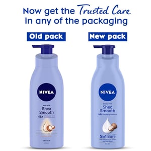 Nivea Shea Smooth 48h Body Milk for Dry Skin 400ml