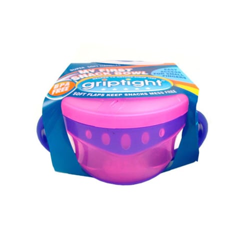 Griptight Super Soft Handle My First Snack Bowl - Pink
