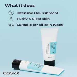 COSRX Ultimate Nourishing Rice Overnight Spa Mask 60ml •