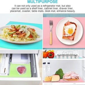 Washable Refrigerator Tray Mat - Pink