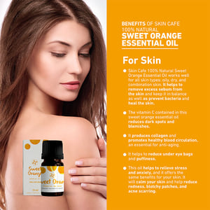 Skin Cafe 100% Natural Essential Oil 10ml - Sweet Orange