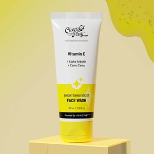 Chemist At Play Vitamin C Brightening Boost Face Wash 100ml •