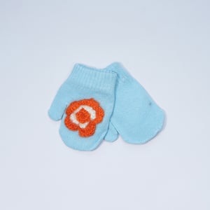 Baby Cartoon Knitted Gloves For Winter - HG41