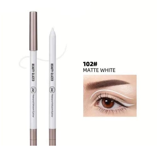 Beauty Glazed Waterproof Silkworm Eyeliner 0.6g - 102 Matte White