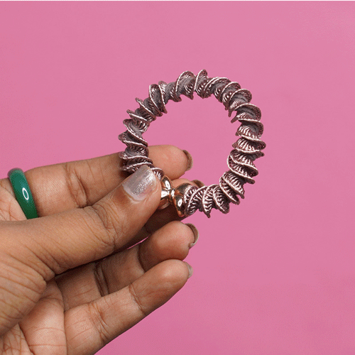 Scrunchie Hair Band - Rose Gold