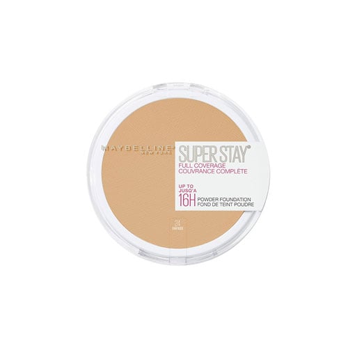 Maybelline New York Super Stay 16H Full Coverage Powder Foundation 9g- 24 Fair Nude