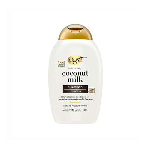 OGX Nourishing + Coconut Milk Hydrating Shampoo 385ml •