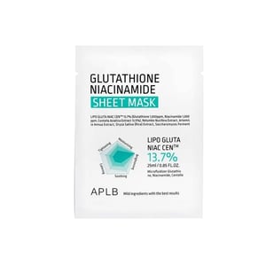 APLB Glutathione Niacinamide Sheet Mask 25ml •