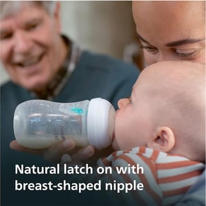 Philips Avent Natural Response Airfree Vent Baby Bottle 260ml - 1m+ (0390)
