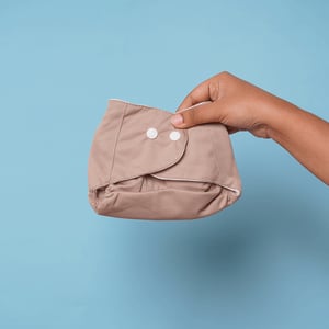 Qianqunui Adjustable Cloth Diaper Covers - Pure Beige