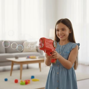 Smart Toys Bubble Gun 3+ Years - Red