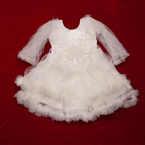 Baby Party Dress (2.5 - 5 Years) - TMEC-05 White