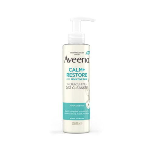 Aveeno Calm + Restore Nourishing Oat Cleanser 200ml