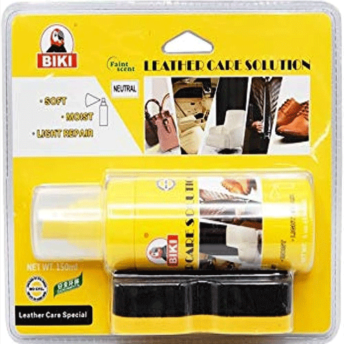 Biki Leather Care Solution Spray With Sponge 150ml