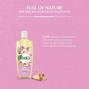 Dabur Vatika Naturals Garlic Enriched Hair Oil 300ml  •
