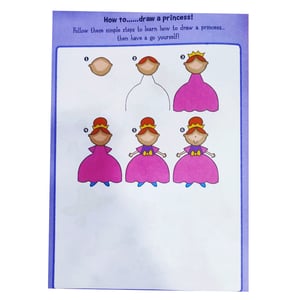 Squiggle Baby Colour And Sticker Activity Book - Princess