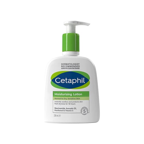 Cetaphil Moisturising Lotion Normal to Dry Sensitive Skin 236ml •