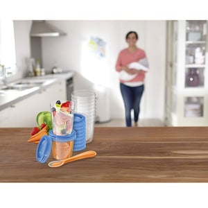 Philips Avent Ideal Reusable Food Storage Cups for Home & Away (1862)