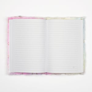 Furry Note Book Diary - Sleepy Glitter Heart