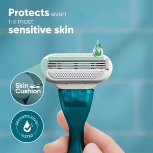 Gillette Venus Smooth Sensitive Women's Razor Blade Refills 4 Blades  •