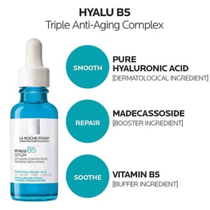 LA Roche-Posay Hyalu B5 Pure Hyaluronic Acid Serum 30ml  •