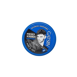 Gatsby Messy Layer Hard & Free Hair Styling Wax 75g  •