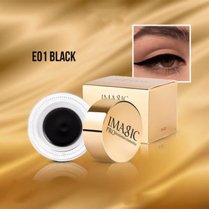IMAGIC PROfessional Waterproof Gel Eyeliner 4g - E01 Black