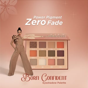 Lily Born Confident 12 Eyeshadow Palette - Perfect Nude