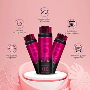 Bernard Dimitri Hot Black Deodorant For Women 200ml - Chic •