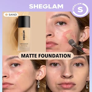SHEGLAM Complexion Pro Long Lasting Breathable Matte Foundation 30ml - Sand