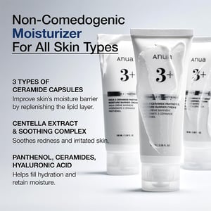 Anua 3 Ceramide Panthenol Moisture Barrier Cream 100ml  •