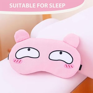 Adjustable Sleeping Eye Mask With Gel Pad - Pink