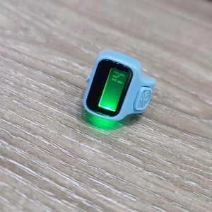 LED Finger Tasbih - Sky Blue