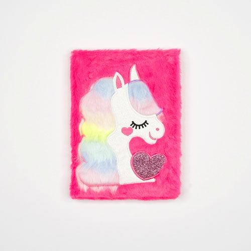 Furry Note Book Diary - Unicorn